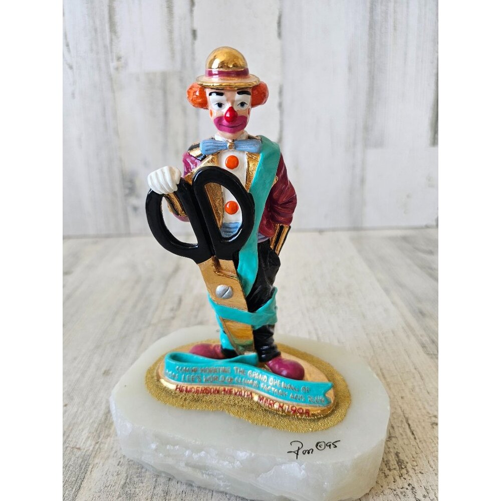 Ron Lee scissors commemorative grand opening factory clown 1995 tour limited rar
